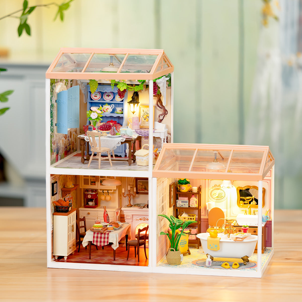 Rolife Super Creator Midsummer Dream Yard DIY Miniature House (DW025) | 1:24 Scale