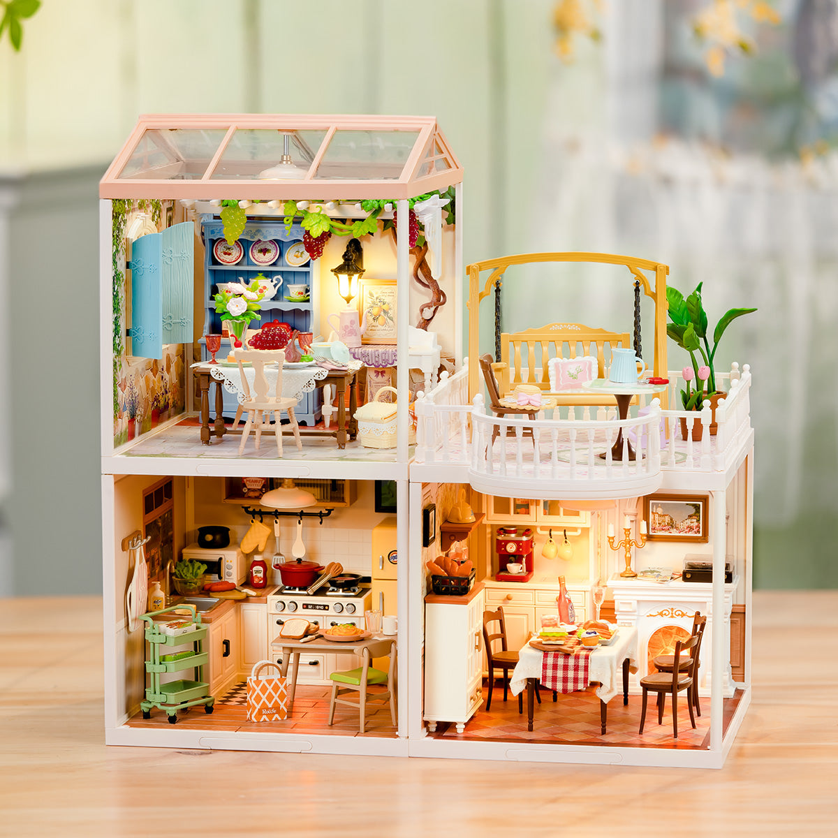Rolife Super Creator Midsummer Dream Yard DIY Miniature House (DW025) | 1:24 Scale