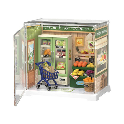 Rolife Nature Energy Fruits DIY Miniature Store Kit (DWS01B) | Mini Super Creator Fruit Shop