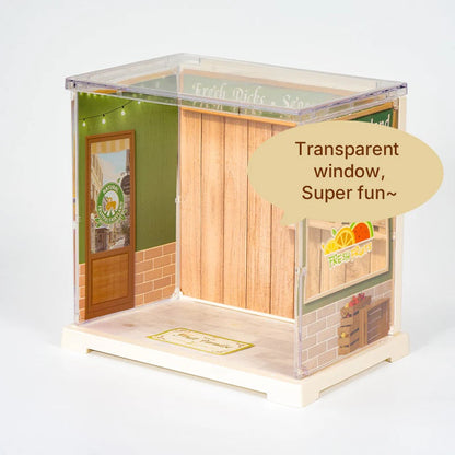 Rolife Nature Energy Fruits DIY Miniature Store Kit (DWS01B) | Mini Super Creator Fruit Shop