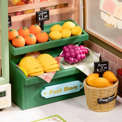 Rolife Nature Energy Fruits DIY Miniature Store Kit (DWS01B) | Mini Super Creator Fruit Shop