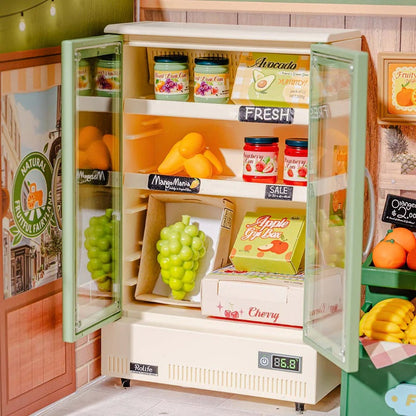 Rolife Nature Energy Fruits DIY Miniature Store Kit (DWS01B) | Mini Super Creator Fruit Shop