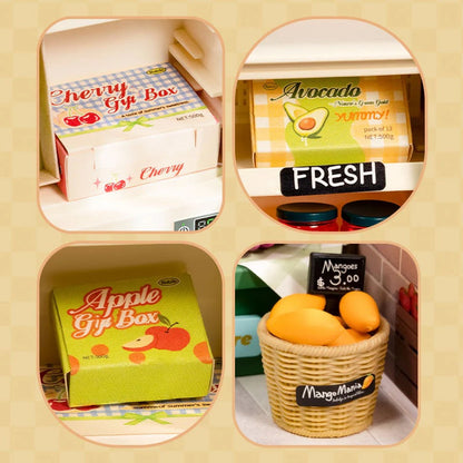 Rolife Nature Energy Fruits DIY Miniature Store Kit (DWS01B) | Mini Super Creator Fruit Shop