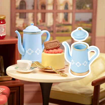 Rolife Honey Tea Lounge DIY Miniature Store Kit (DWS02B) | Mini Super Creator Tea Shop