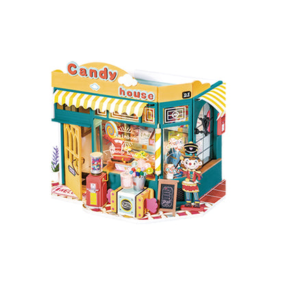 Rolife Rainbow Candy House DIY Miniature House Kit (DG158) | LED Light