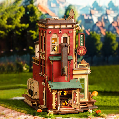 ROKR Dream Gift Factory Wooden Music Box (EAB01) | Christmas Mechanical Puzzle