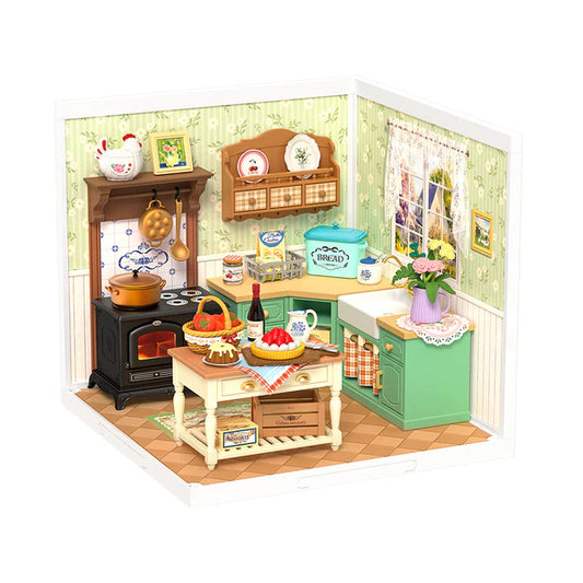 Rolife Super Creator Farmhouse Kitchen DIY Miniature House (DW024) | 1:24 Scale