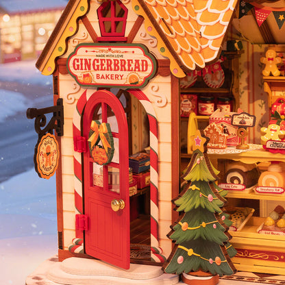 Rolife Gingerbread House DIY Miniature House Kit (DG176) | 1:18 Scale