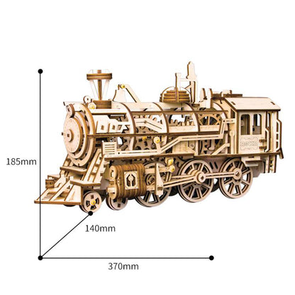 ROKR Locomotive 3D Wooden Puzzle (LK701) | Steam Train Model