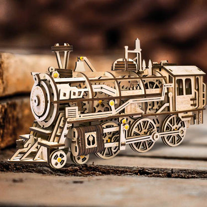 ROKR Locomotive 3D Wooden Puzzle (LK701) | Steam Train Model