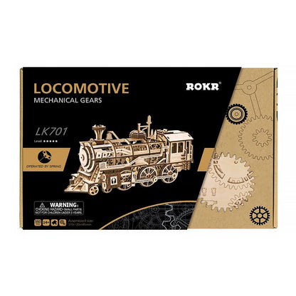 ROKR Locomotive 3D Wooden Puzzle (LK701) | Steam Train Model