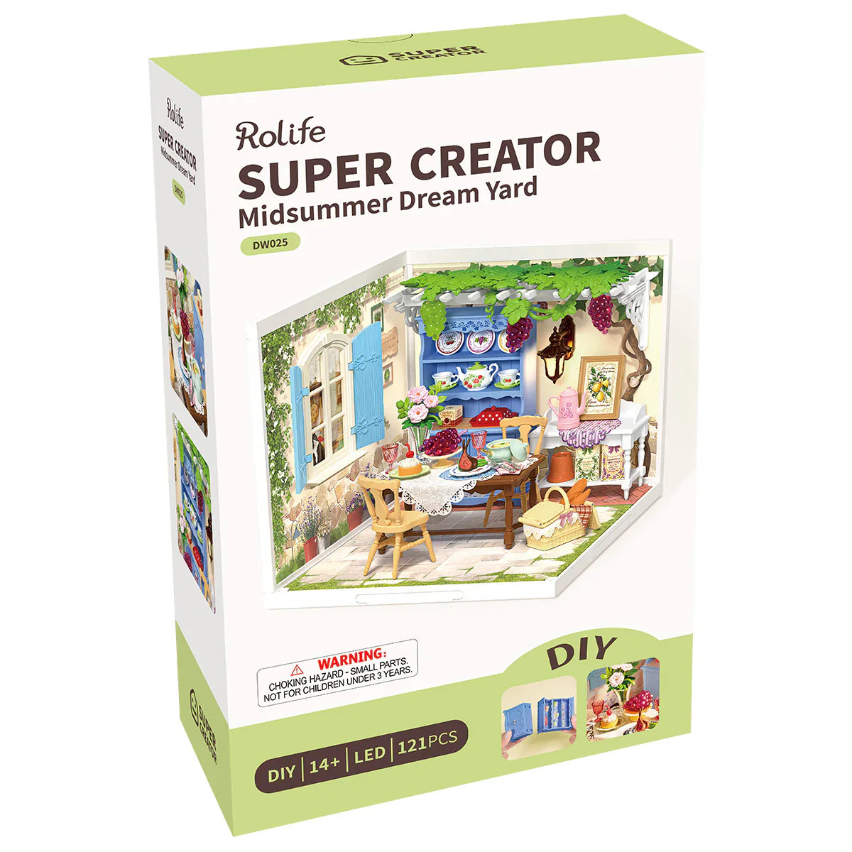 Rolife Super Creator Midsummer Dream Yard DIY Miniature House (DW025) | 1:24 Scale