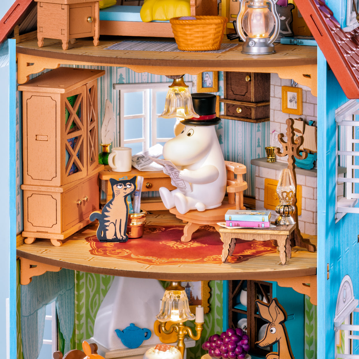 Rolife Rolife Moominhouse DA009 - Moominhouse kitchen and character details