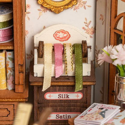 Rolife Elsa’s Tailoring DIY Miniature House Kit (DG178) | 1:18 Scale