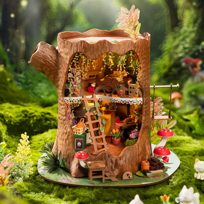 Rolife Fairytale Tree House DIY Miniature House Kit (DG179) | 1:18 Scale