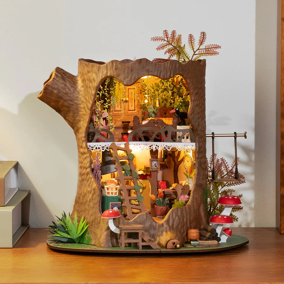 Rolife Fairytale Tree House DIY Miniature House Kit (DG179) | 1:18 Scale