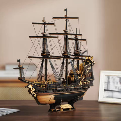 ROKR The Seahorse Barque 3D Wooden Puzzle (MCB02) | Model Kit