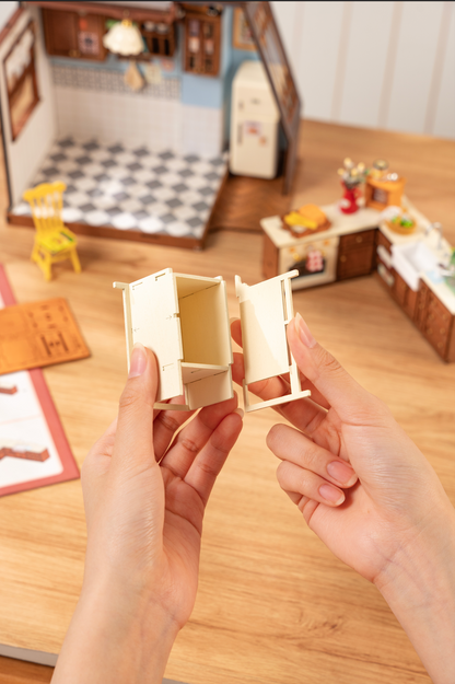 Rolife Baking Kitchen DIY Miniature House Kit (DG172) | 1:18 Scale