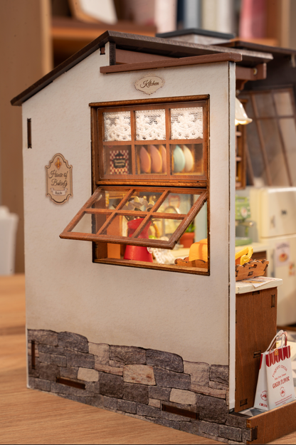 Rolife Baking Kitchen DIY Miniature House Kit (DG172) | 1:18 Scale