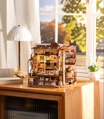 Rolife Henry’s Chocolate DIY Miniature House Kit (DG174) | 1:18 Scale
