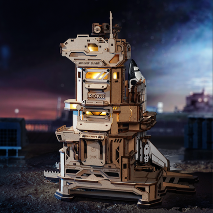 ROKR Space Shuttle 3D Wooden Puzzle (LKA02) | Space Shuttle Model