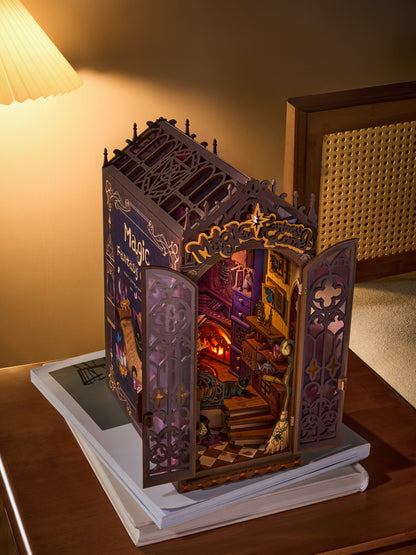 Rolife Magic Fantasy Corner DIY Book Nook Shelf Insert (TGB14) | Touch Light