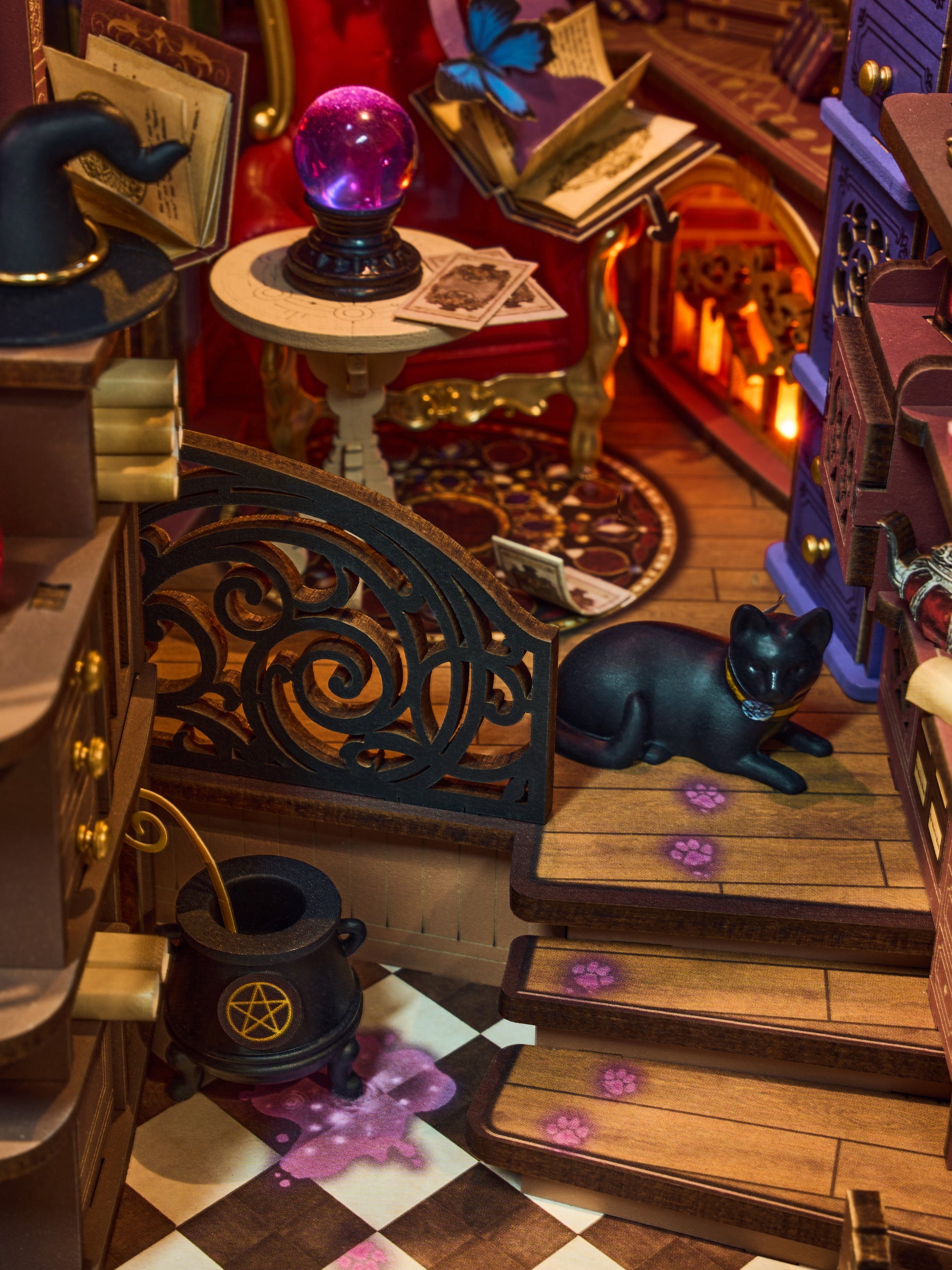 Rolife Magic Fantasy Corner DIY Book Nook Shelf Insert (TGB14) | Touch Light