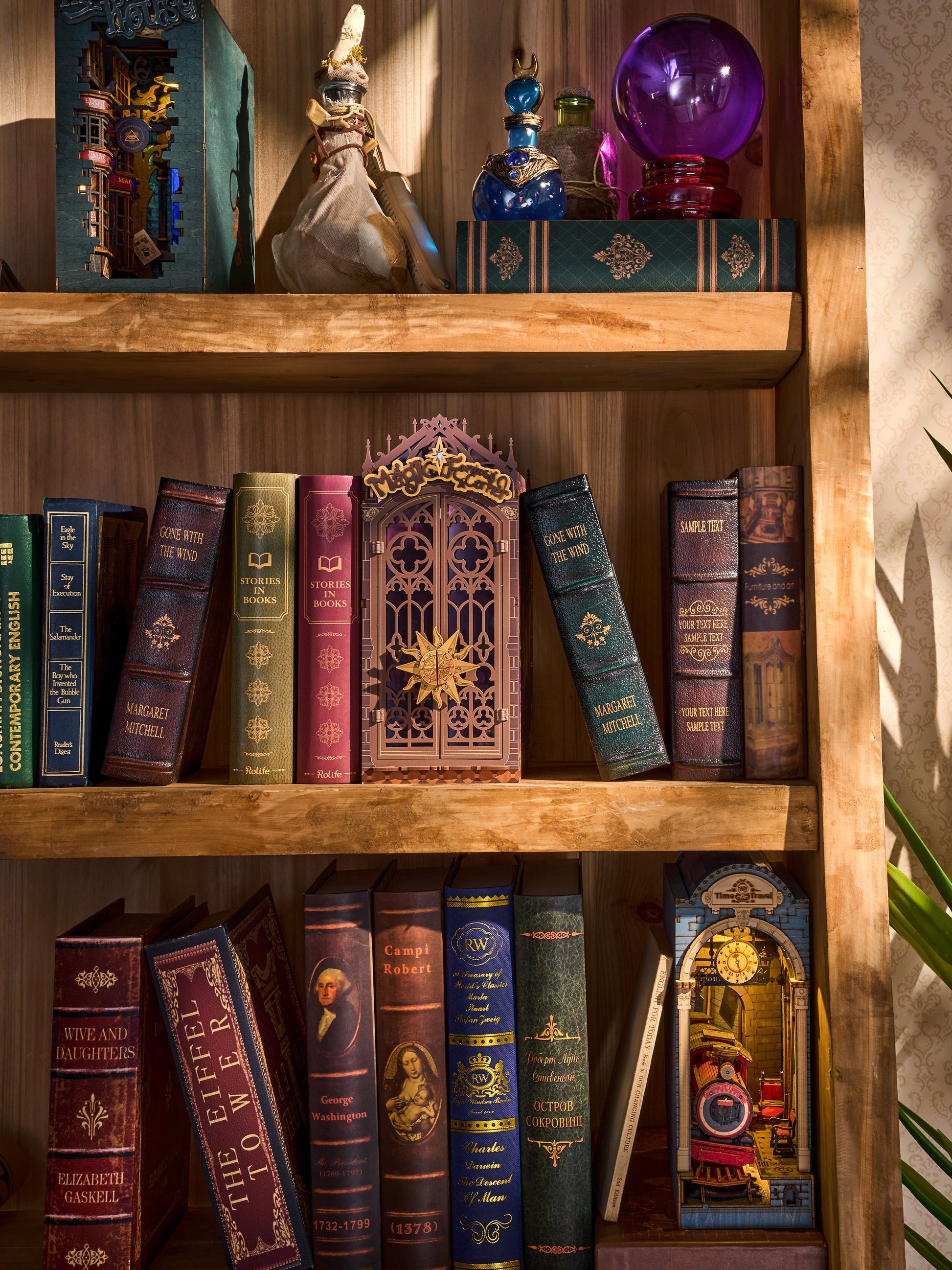 Rolife Magic Fantasy Corner DIY Book Nook Shelf Insert (TGB14) | Touch Light