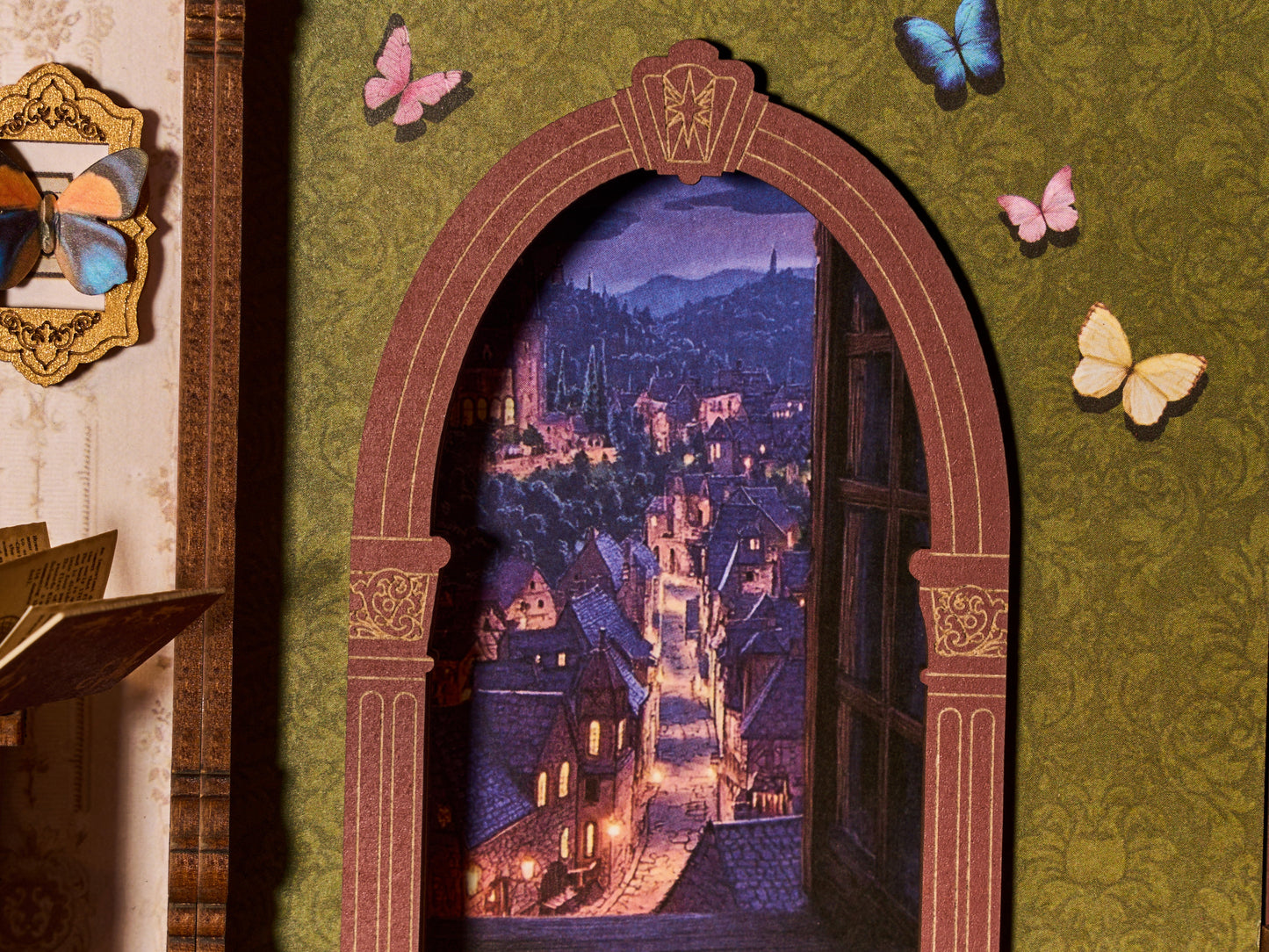 Rolife Magic Fantasy Corner DIY Book Nook Shelf Insert (TGB14) | Touch Light