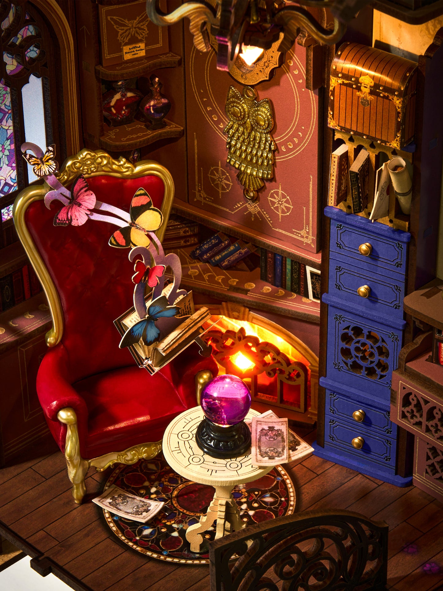 Rolife Magic Fantasy Corner DIY Book Nook Shelf Insert (TGB14) | Touch Light