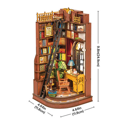 Silent Corner Study (TGE02) | Warm Light Book Nook Display