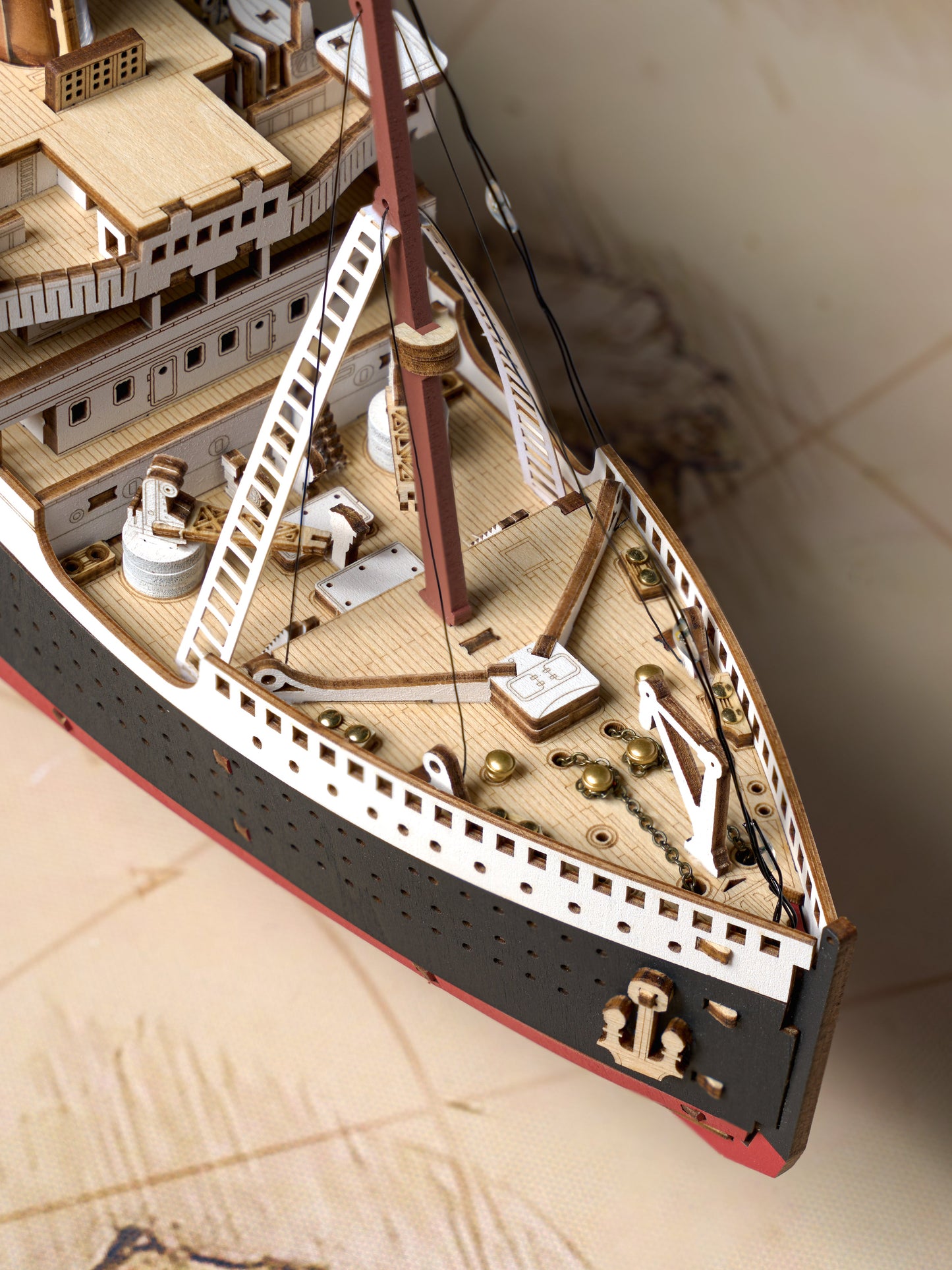 Rolife 1912 Eternal Atlantic Voyager 3D Wooden Puzzle (TGL02) | LED Ocean Liner Display Model