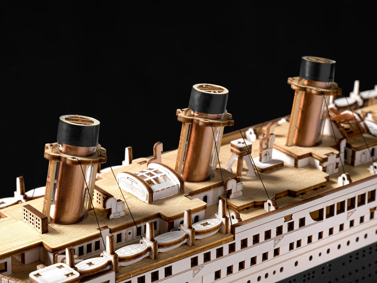 Rolife 1912 Eternal Atlantic Voyager 3D Wooden Puzzle (TGL02) | LED Ocean Liner Display Model