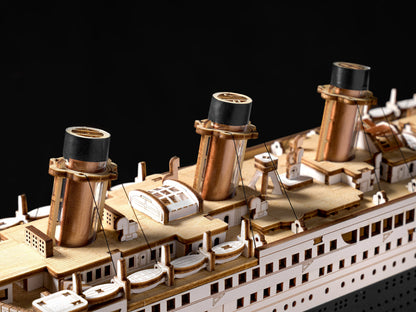 Rolife 1912 Eternal Atlantic Voyager 3D Wooden Puzzle (TGL02) | LED Ocean Liner Display Model