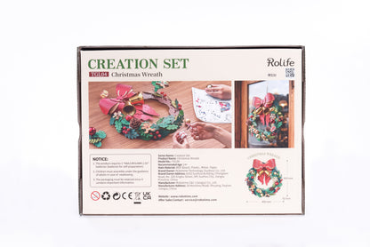 Rolife Christmas Wreath 3D Wooden Puzzle (TGL04) | Festive DIY Holiday Display