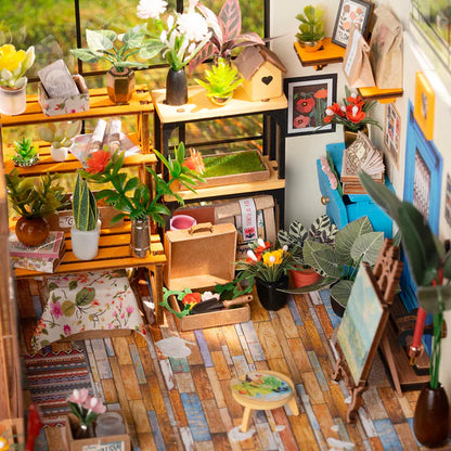 Rolife Cathy’s Flower House DIY Miniature House Kit (DG104) | 1:18 Scale