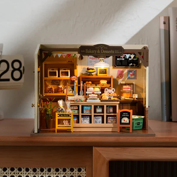 Rolife Becka’s Baking House DIY Miniature House Kit (DG161) | 1:18 Scale