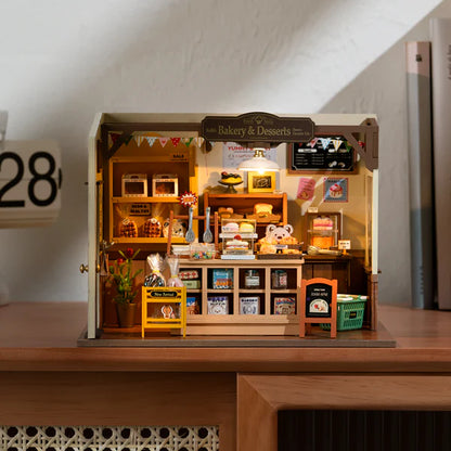 Rolife Becka’s Baking House DIY Miniature House Kit (DG161) | 1:18 Scale