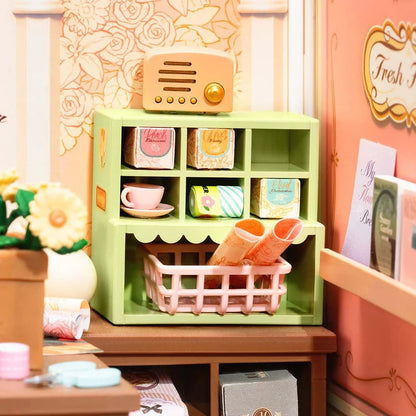 Rolife Super Creator Fresh Flower Shop DIY Miniature House (DW017B) | 1:24 Scale