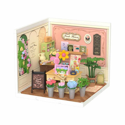 Rolife Super Creator Fresh Flower Shop DIY Miniature House (DW017B) | 1:24 Scale