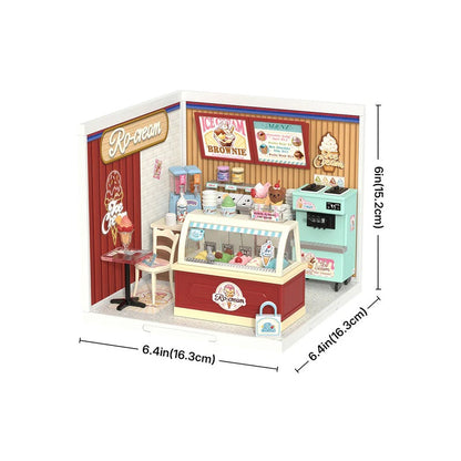 Rolife Super Creator Flavorful Ice Cream DIY Miniature House (DW018B) | 1:24 Scale