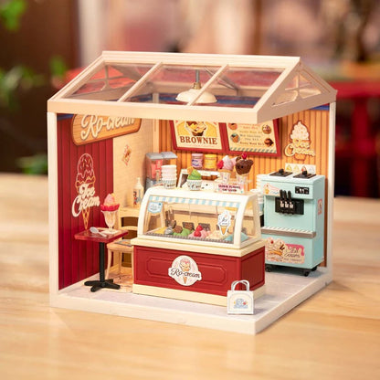 Rolife Super Creator Flavorful Ice Cream DIY Miniature House (DW018B) | 1:24 Scale