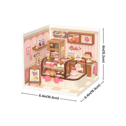 Rolife Super Creator Tasty Cake Shop DIY Miniature House (DW019B) | 1:24 Scale