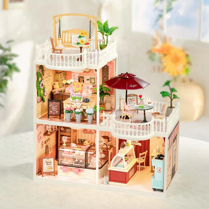 Rolife Chic Café Terrace Super Creator Extension Pack (DWP09) | Miniature Balcony Add-On