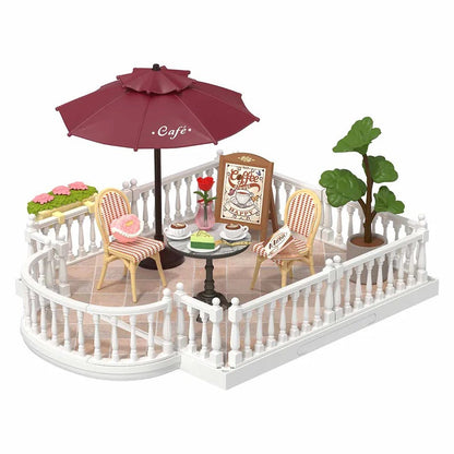 Rolife Chic Café Terrace Super Creator Extension Pack (DWP09) | Miniature Balcony Add-On