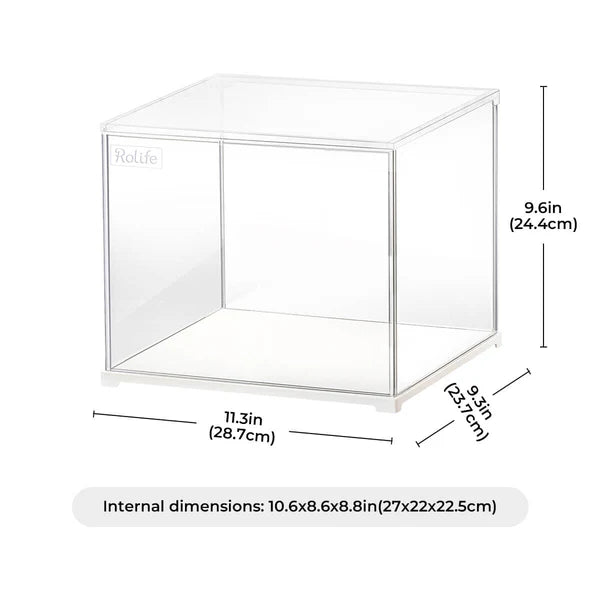 Rolife Miniature House Display Box (DF03L) | Stackable Dust Cover