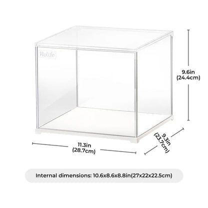 Rolife Miniature House Display Box (DF03L) | Stackable Dust Cover