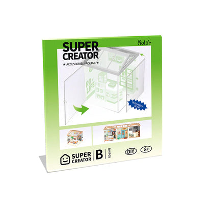 Rolife Super Creator Dust-proof Door B Accessory (DWP05) | Protective Display Add-On