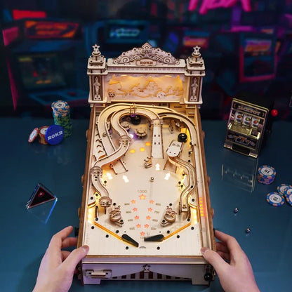 3D Pinball Machine (EG01) | Sound & Light Tabletop Game