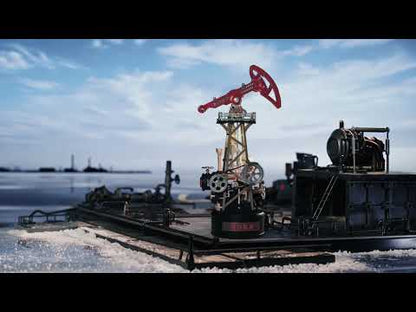 ROKR Oil Pump Jack CGL03 and Navi Lighthouse CGM01 mechanical 3D puzzle assembly video guide